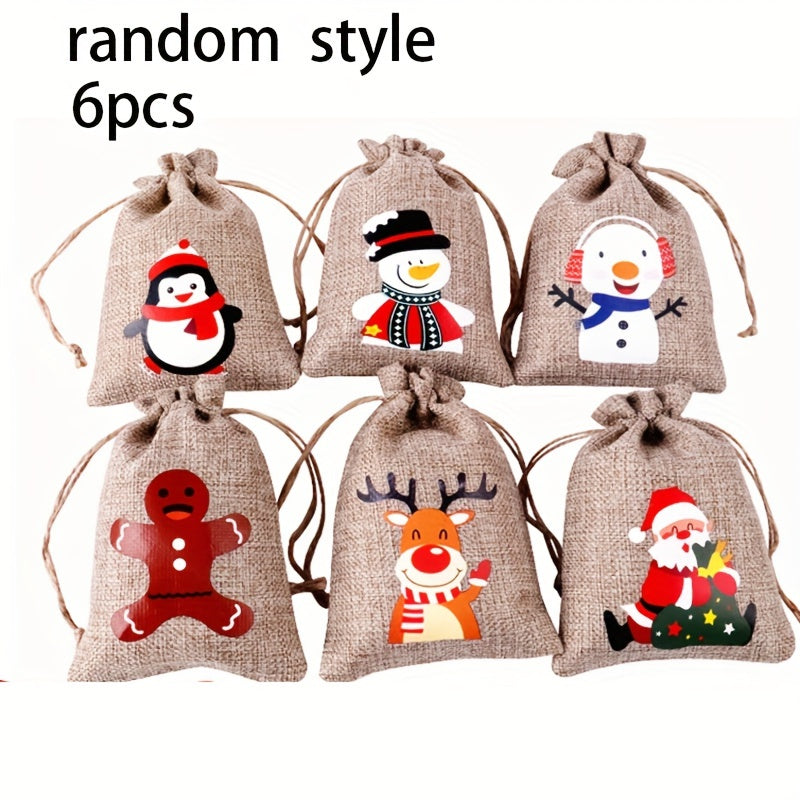 Christmas Jute Gunny Bag Christmas Jute Bag Christmas Gift