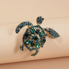 Fashionable Male Turtle Brooch