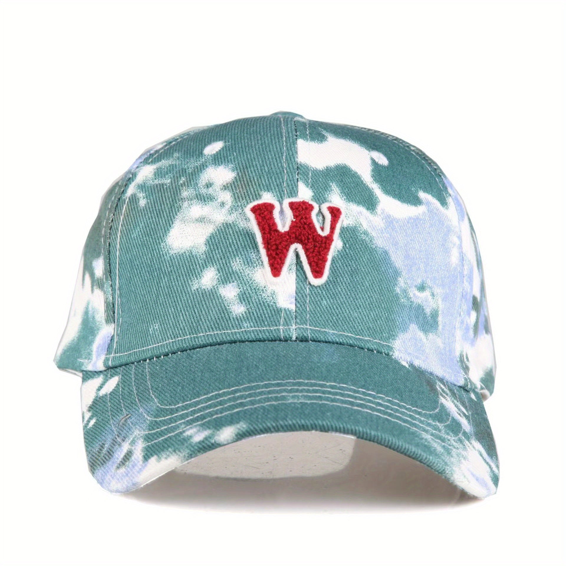 Mature Knitting Chinese Style Tie Dye Baseball Cap for Sunshade Workouts