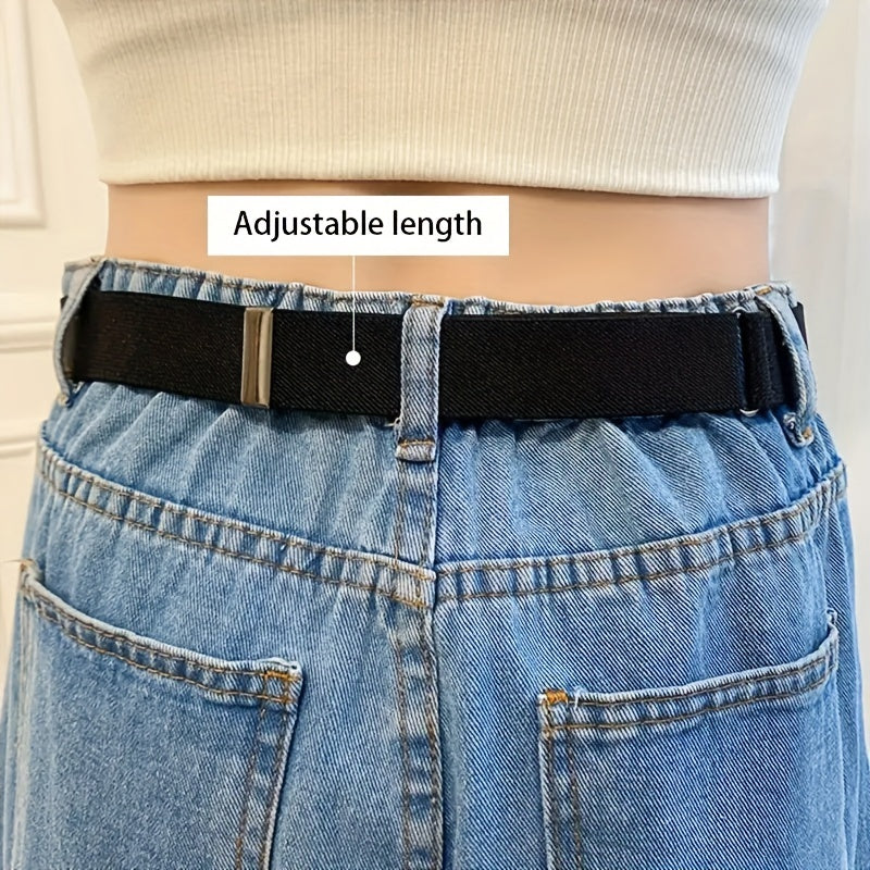 Kids Elastic Stretch Belts Comfortable Adjustable Invisible Belts