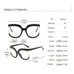 Vintage Owl Square Optical Glasses Frames Clear Lens Eyeglasses