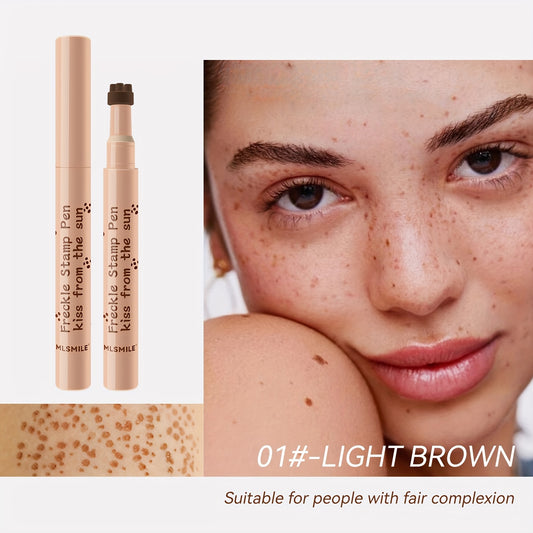 Freckle Pen Waterproof Natural Realistic 4 Colors Enhancing Makeup Look