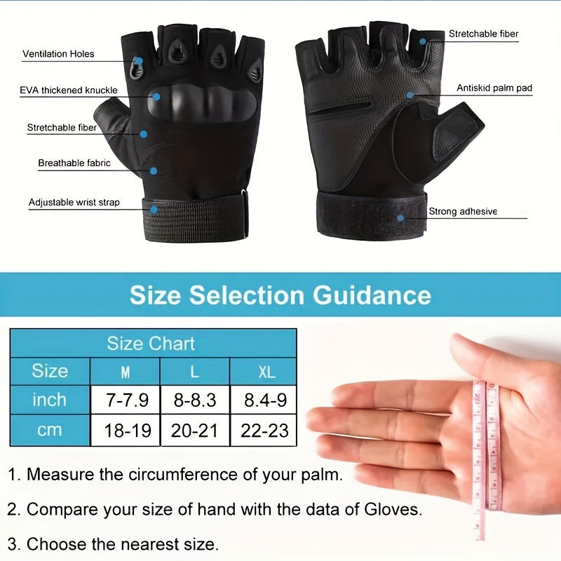 Men's Half Finger Climbing Gloves for Cycling Training