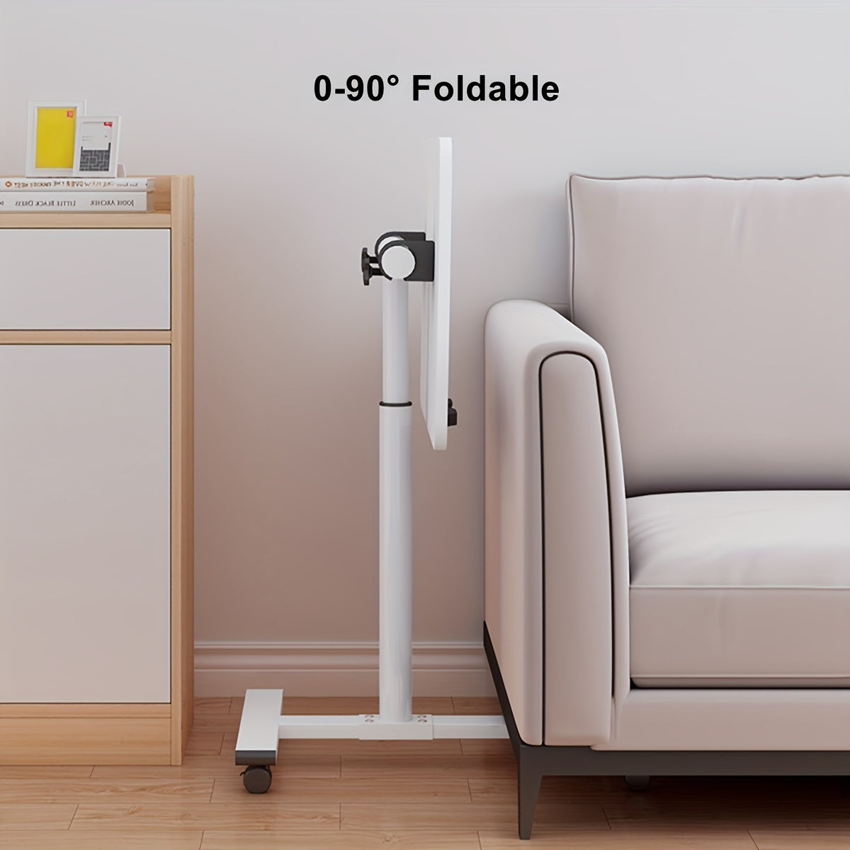 Adjustable Height Stand Up Desk Small Coffee Table Space Saving