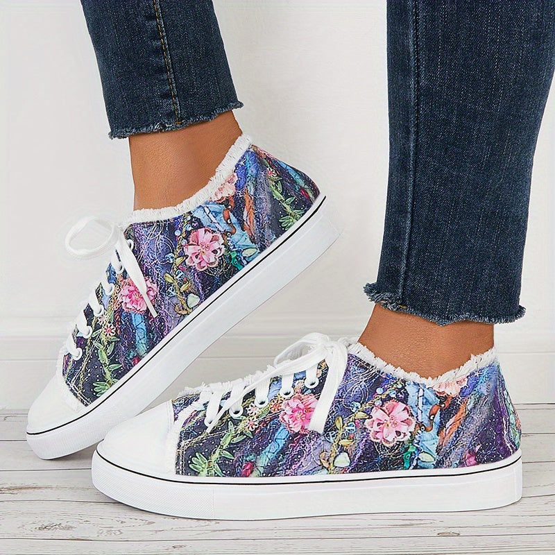 Women's Colorful Sequin Flat Shoes Lightweight Comfortable Lace Up Sports Shoes