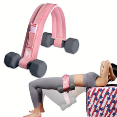 Hip Thrusting Belt Workout With Dumbbells Waist Weighted Training Belt