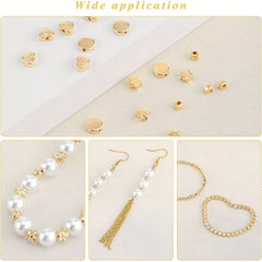 600pcs Mixed Shape Spacer Beads Set for Bracelet Earrings