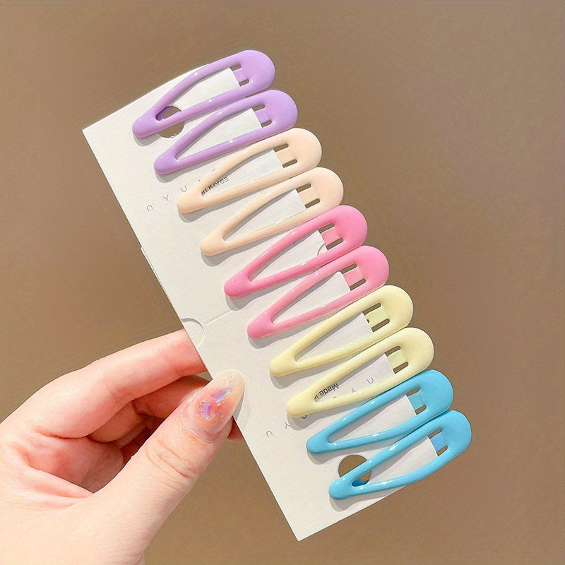 Y2K Candy Hair Clip Snap Barrette Metal Hair Slides Non Slip