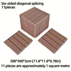1pc DIY Hard Plastic Floor Waterproof And Anti-corrosion Quick Splicing Floor