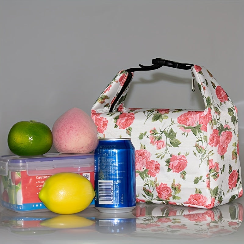 Oxford Cloth Lunch Bag Insulated Portable Outdoor Picnic