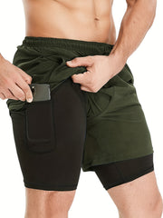 HOPLYNN Quick Drying Running Shorts With Pockets Lightweight Sports Shorts