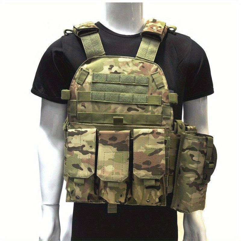 Outdoor Training Vest 600D Oxford Cloth Camouflage Multifunctional Combat
