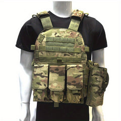 Outdoor Training Vest 600D Oxford Cloth Camouflage Multifunctional Combat