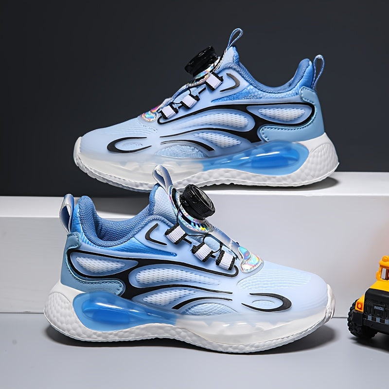 Boy's Block Basketball Shoes, Comfy Breathable Sneakers