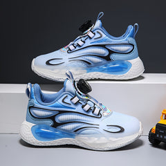 Boy's Block Basketball Shoes, Comfy Breathable Sneakers