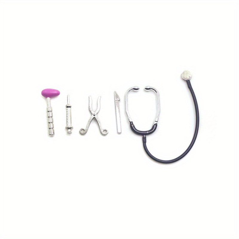 Mini Medical Stethoscope Model 1:12 Scale Toy House Set