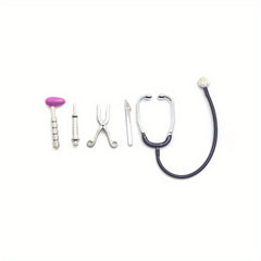 Mini Medical Stethoscope Model 1:12 Scale Toy House Set