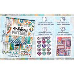 Mindfulness Patterns Coloring Book for Teens and Adults