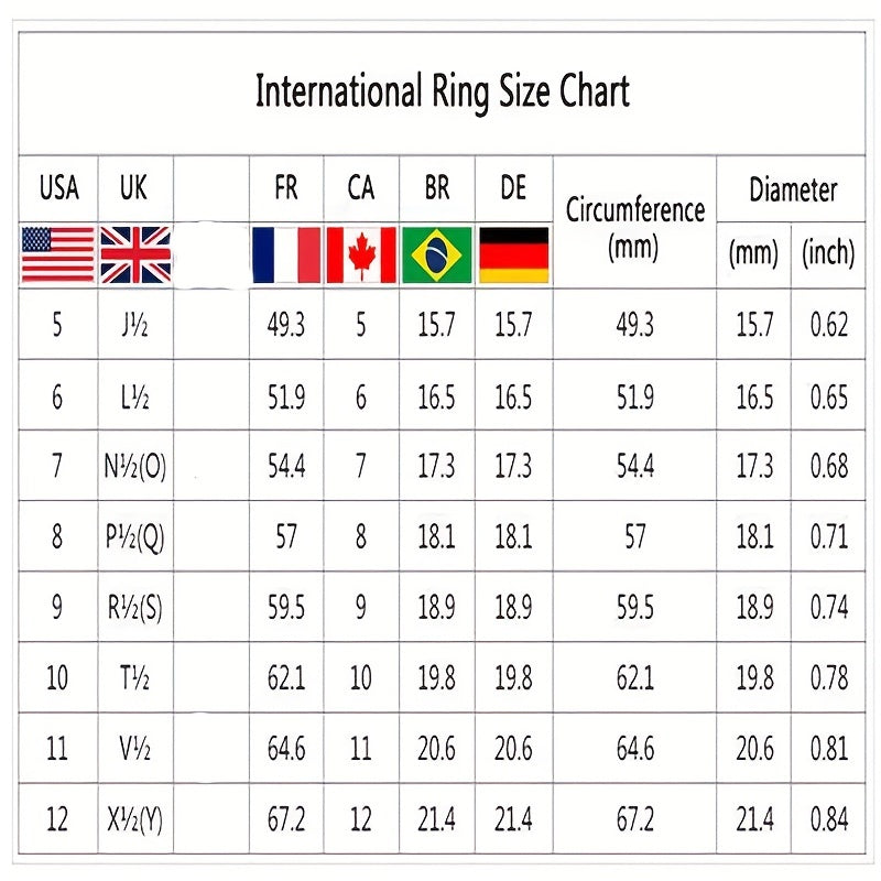 Classic 4 Prong Zircon Wedding Ring Women's Hand Jewelry Gift