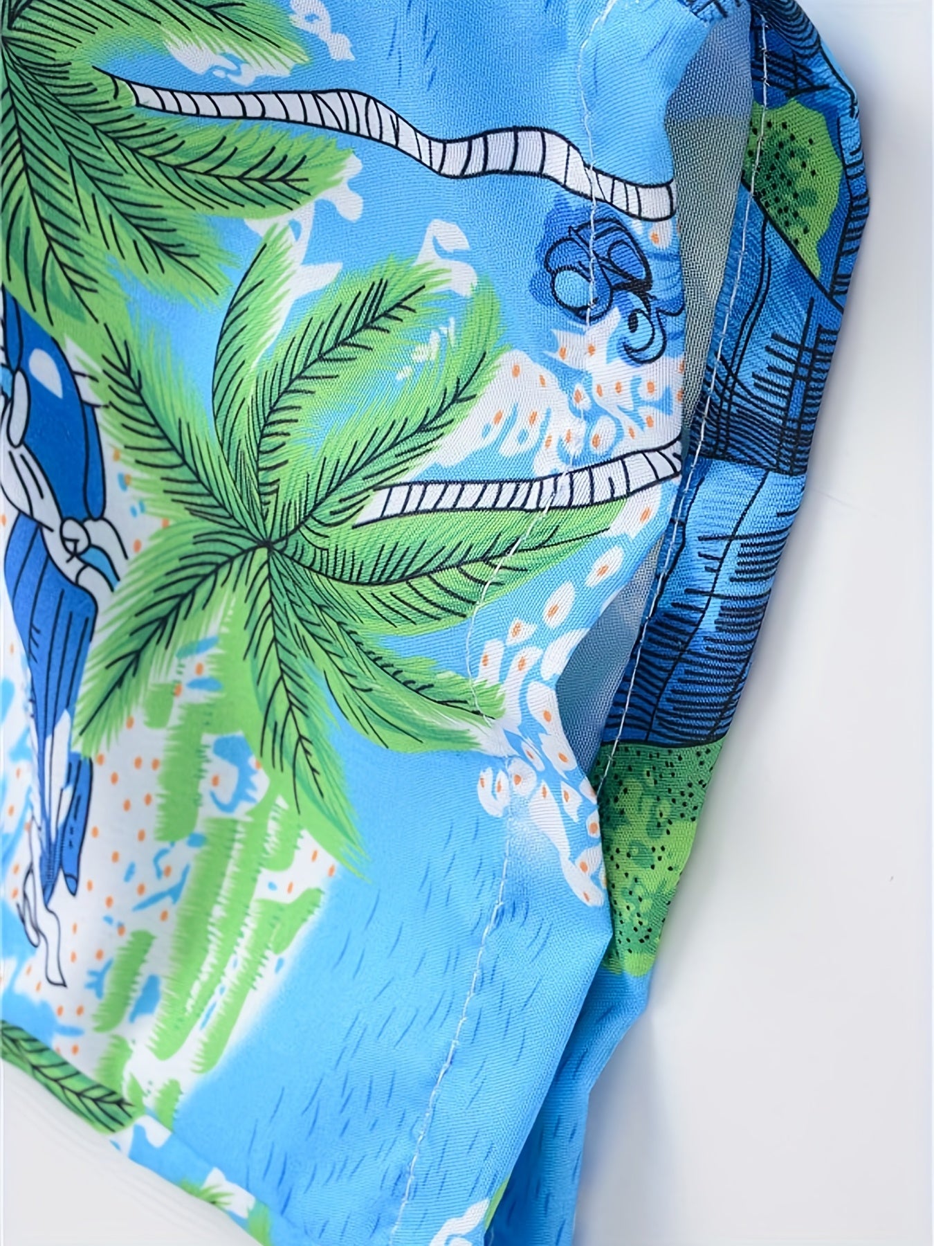 Toddler Boys Coconut Forest Graphic Swim Trunks