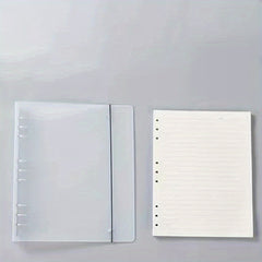 PP Frosted Translucent Binder A5 B5 A6 6-Hole Loose Leaf Book Case