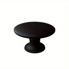 Round Mushroom Single Hole Handle Plastic Drawer Wardrobe Cabinet Door Handle