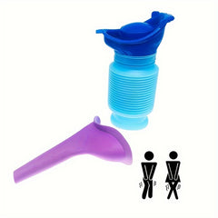 2pcs Portable Silicone Urinal Funnel Outdoor Travel Camping Toilet Device