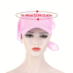 Paisley Print Turban Cap Solid Hip Hop Baseball Cap Casual Head Scarf Hat