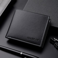 Men's PU Leather Wallet with Card Holder and Slots