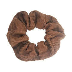 4pcs Plaid Pattern Scrunchie Hair Tie Elastic Hair Rope Retro Hair Accessories