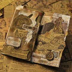 100pcs Vintage Stationery Paper for DIY Scrapbooking Creative Planning