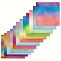 24sheets Rainbow Style DIY Decorative Paper Pad for DIY Crafts