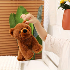 Faux Brown & Plush Bear Polar Bear Plush Toy