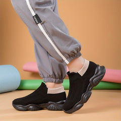 Boys Breathable Knit Sneakers Casual Running Shoes