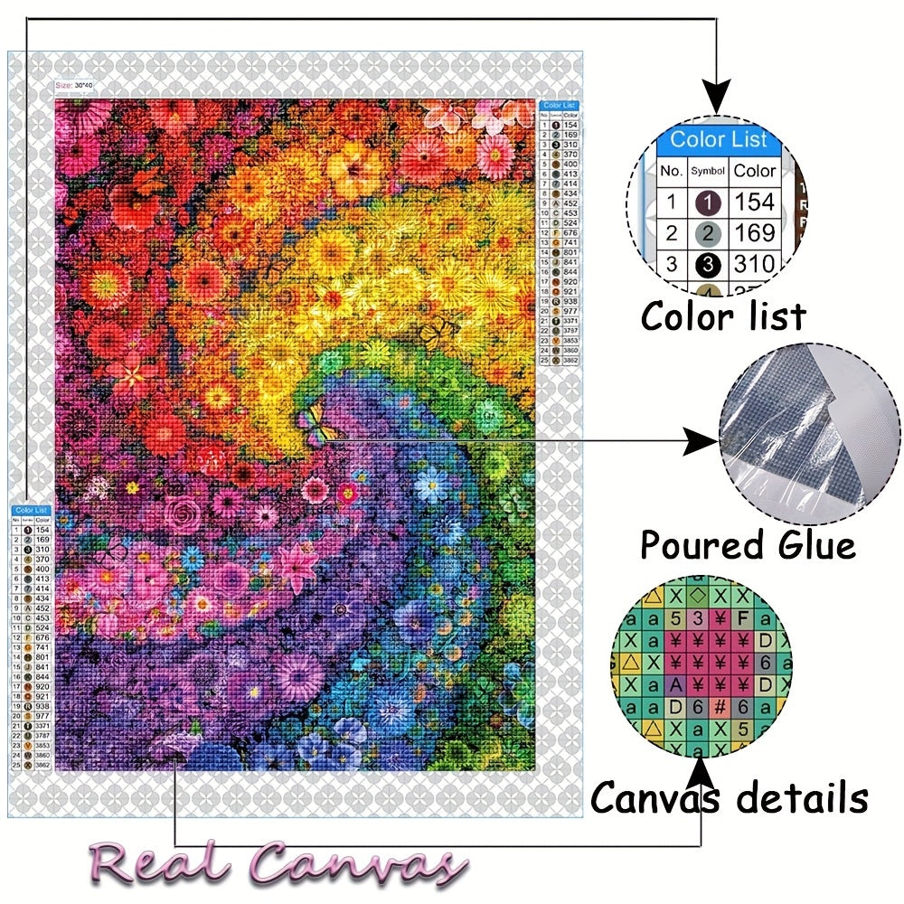 Abstract Flower Full Diamond Painting Kit