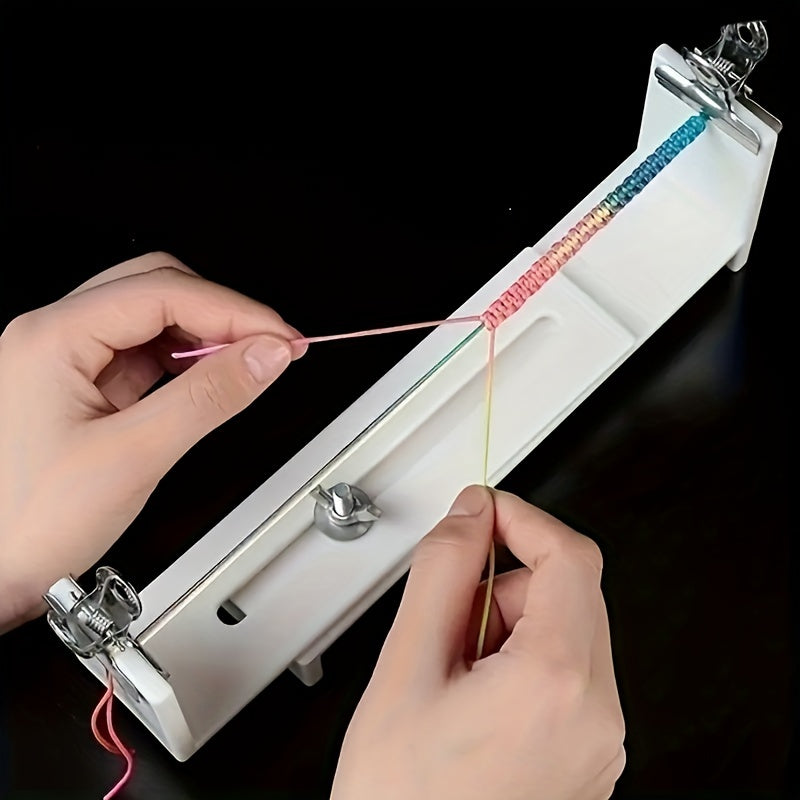 DIY Braiding Tool with Scale, Adjustable Length, Rugged Design
