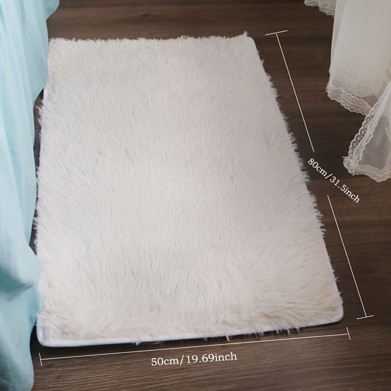 Tie Dye Solid Rug Machine Washable Floor Mat Fluffy Indoor Decorative Carpet