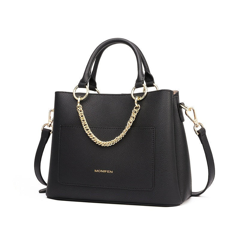 Water Resistant Leather Women's Handbag Shoulder Bag