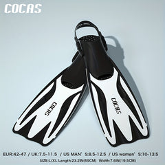 Adjustable Long Fins Silicone Fins Dive Flippers