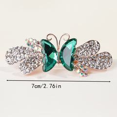 Butterfly Horizontal Clip Lady High End Style Hair Clip Spring Clip