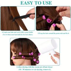 10 Pcs Cold Wave Rods Hair Curling Roller Hairdressing Tools