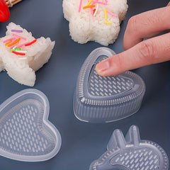 Japanese Onigiri Mold Set - Sushi Makers for Bento Box