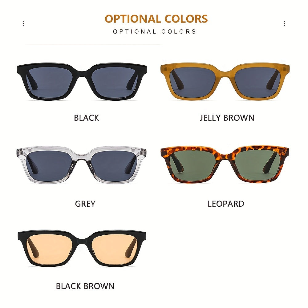 Large Frame Men's Sunglasses UV Protection For Street Photography