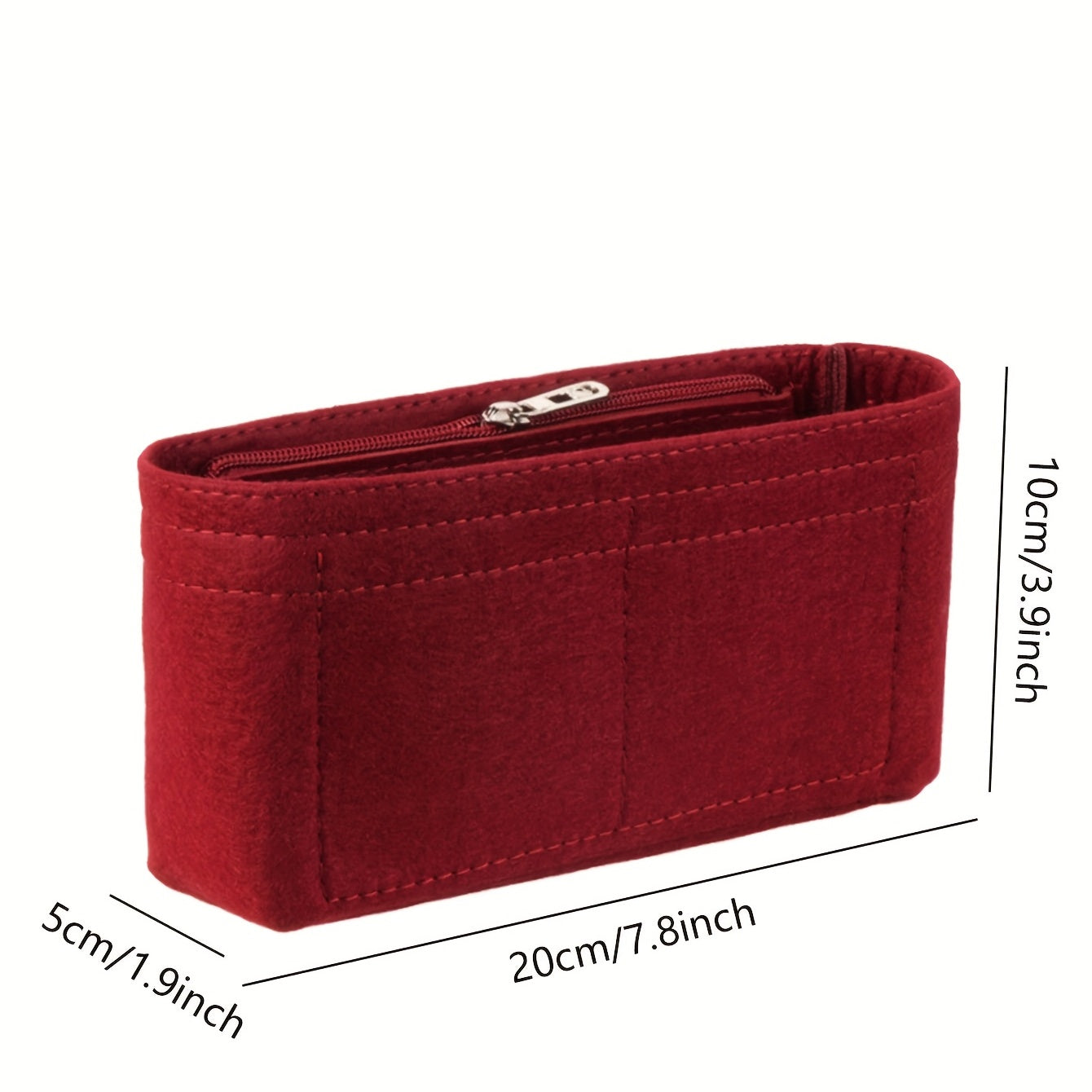 Minimalist Felt Organizer Insert Bag With Pockets