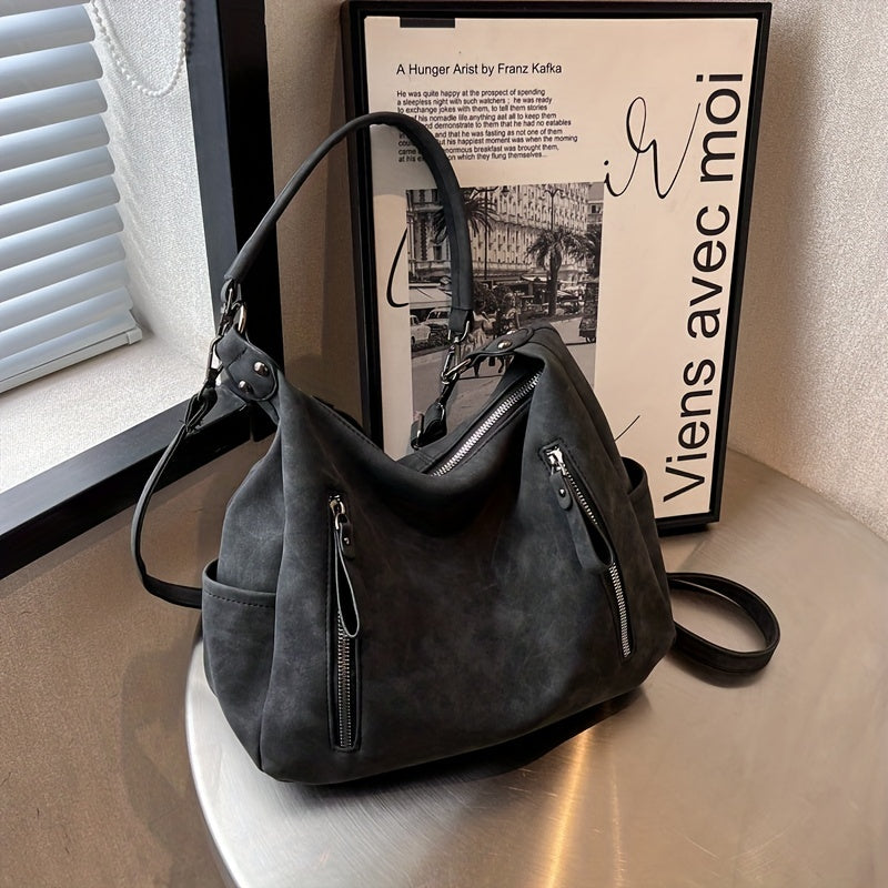 Vintage Hobo Bag Retro PU Leather Shoulder