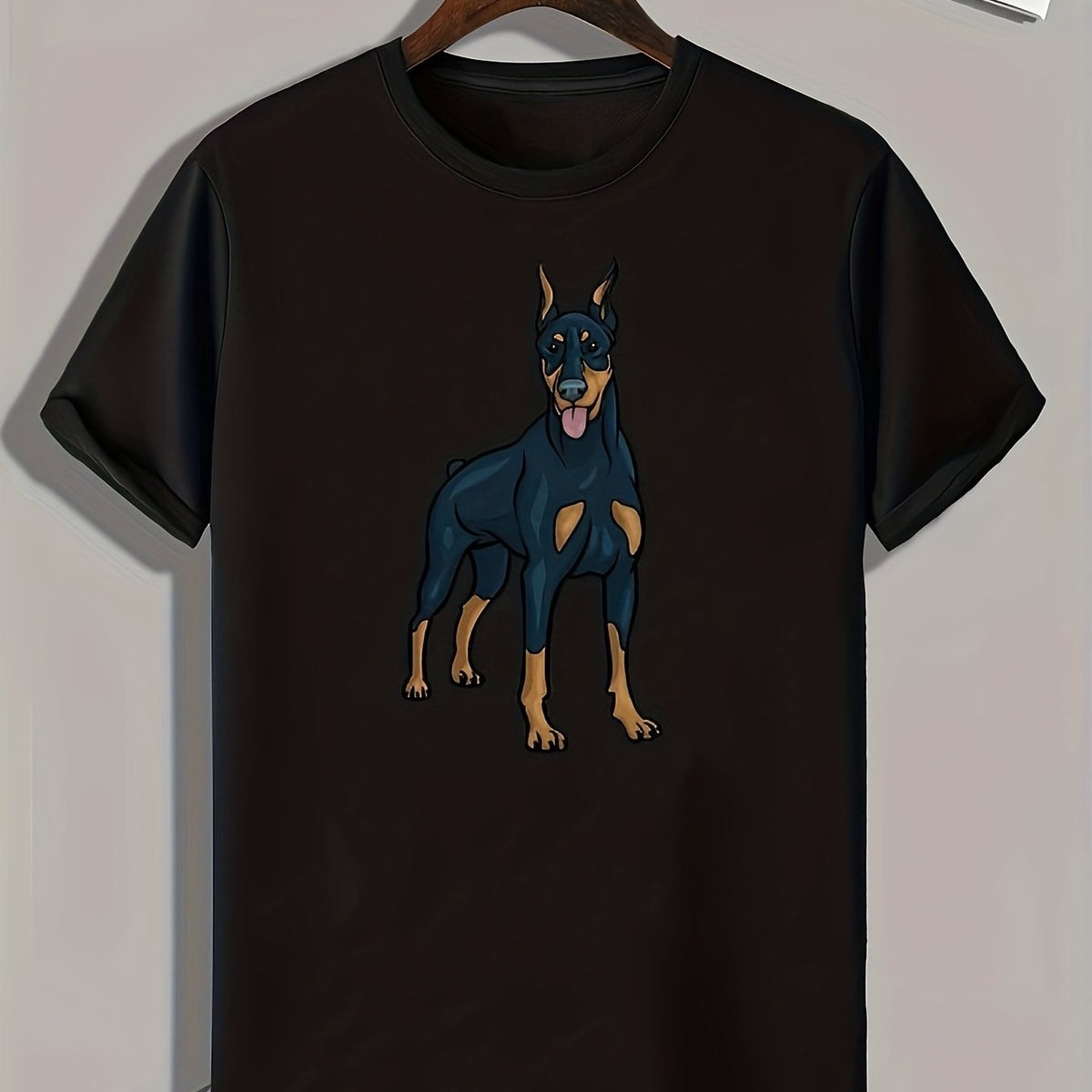 Dog Print Men's Graphic T shirt Casual Comfy Tees For Summer Mens Clothing