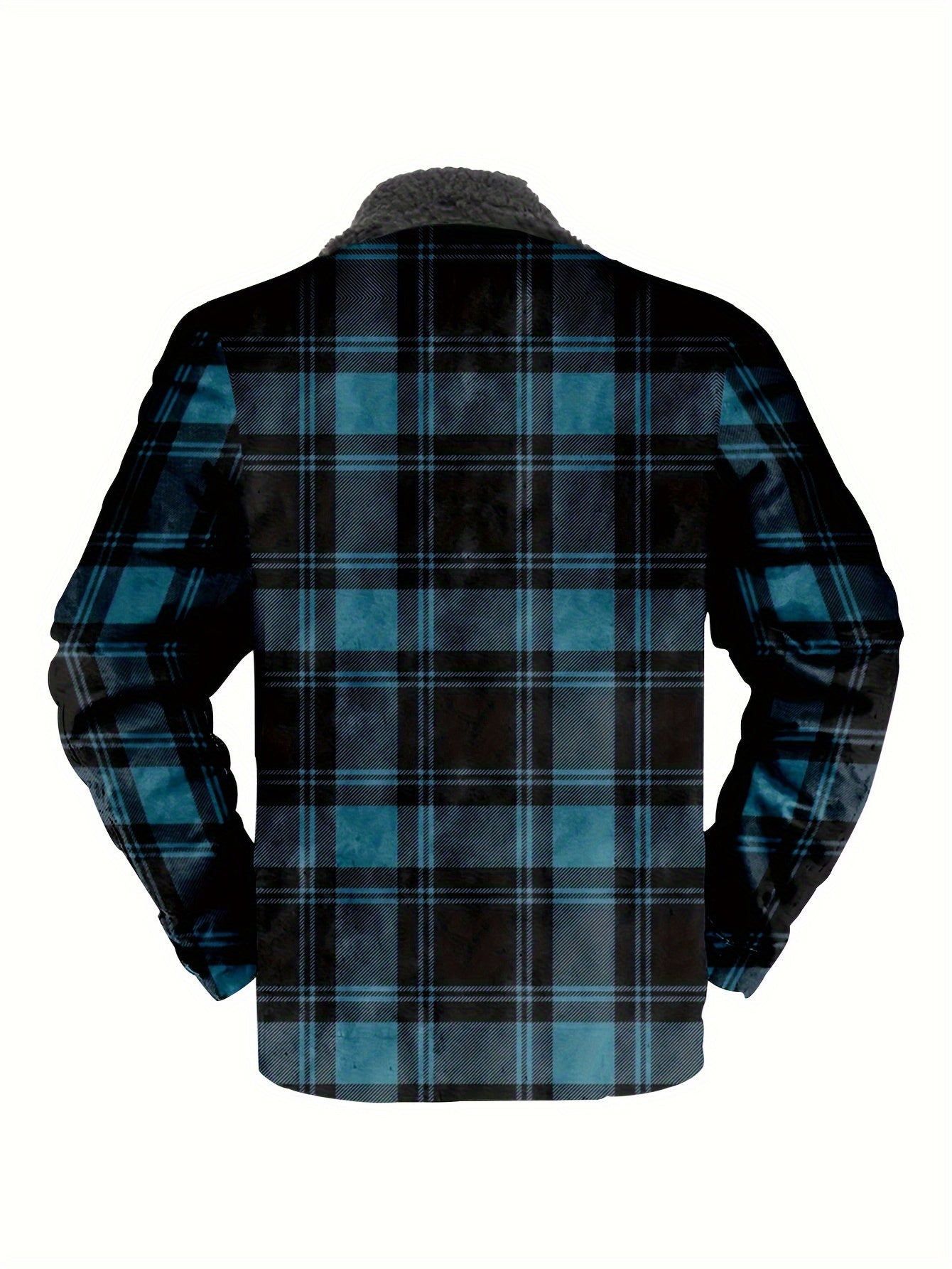 Men's Plush Lapel Thick Winter Jacket