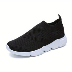 Women's Slip-On Flatform Sneakers Low Comfy Shoes