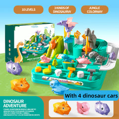 Dinosaur Track Toys Kids Race Tracks For Boys Car Adventure Toys