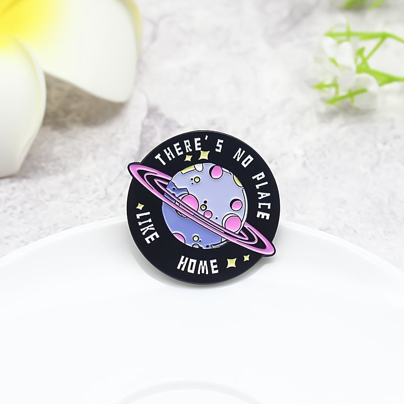 Home Sweet Home Planet Brooch